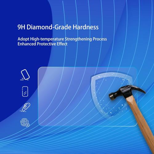2025 2026 Jeep Wrangler Gladiator Screen Protector for 2024 2025 2026 Jeep Wrangler JL Gladiator 4xe Sport Rubicon X Sahara Willys Sport S 12.3Inch 2024 Wrangler Gladiator Accessories Tempered Glass 12.3''