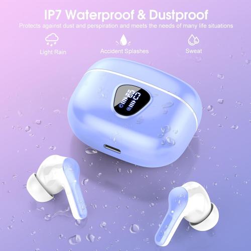 Wireless Earbuds, Bluetooth 5.4 Headphones HiFi Stereo, Bluetooth Earbuds