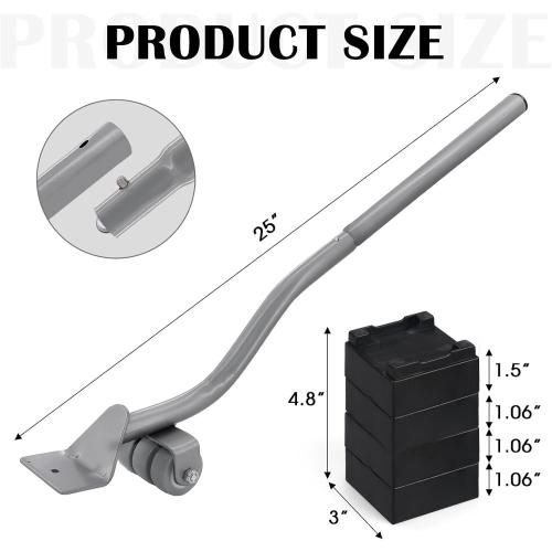 22 Furniture Lifter Tool, Appliance Metal Lifter for Heavy Furniture Grey