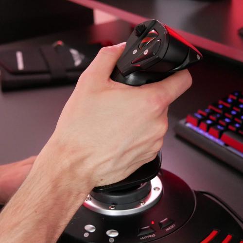 Thrustmaster T.Flight HOTAS X, Joystick and Throttle With Dual Rudder System, Buttons and Programmable Axes, Rotating Handle, Trigger, PC/USB Compatible