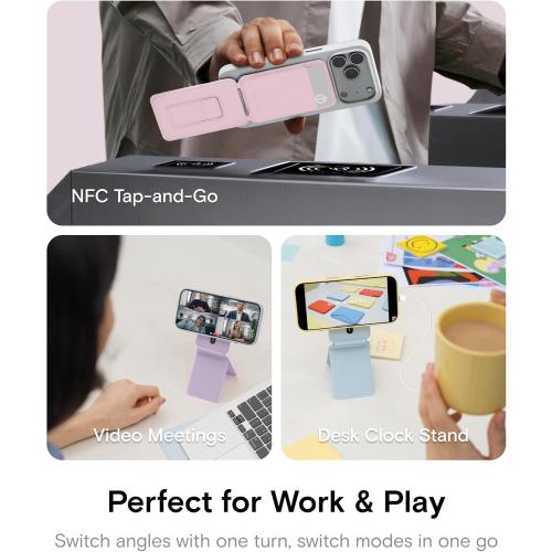 MOFT Phone Tripod Stand & Wallet, NFC Card Holder, Hold 1-2 Cards