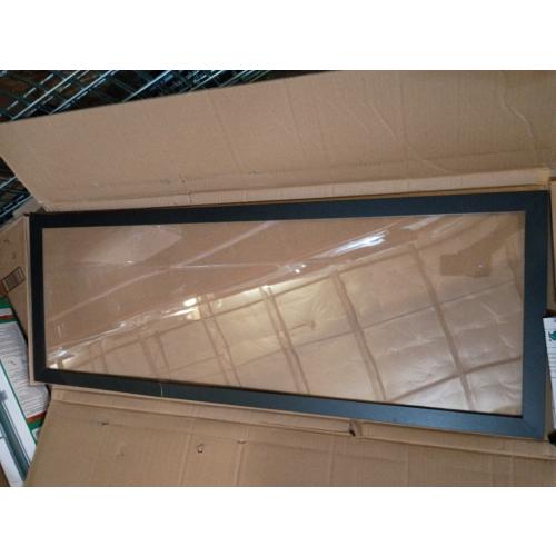 13x39 Shadow Box Frame Contemporary Black | 3/4 Depth of Usable Space| Interior Size 13x39 or 39x13 Inches| UV Resistant Acrylic, Acid-Free Backing, Wall Hangers | Made in USA