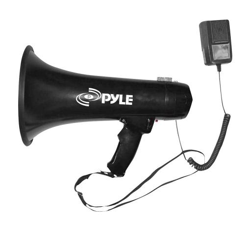 Portable Bullhorn Megaphone Speaker in Black