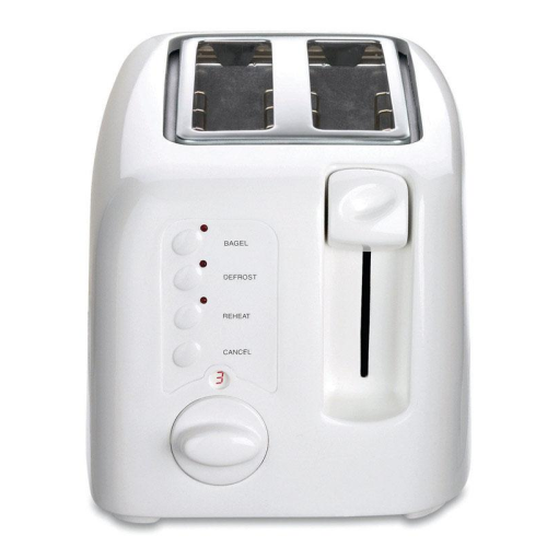 Cuisinart Plastic White 2 slot Toaster 7.2 in. H X 6.5 in. W X 11 in. ❗NEEDS CLEANING❗