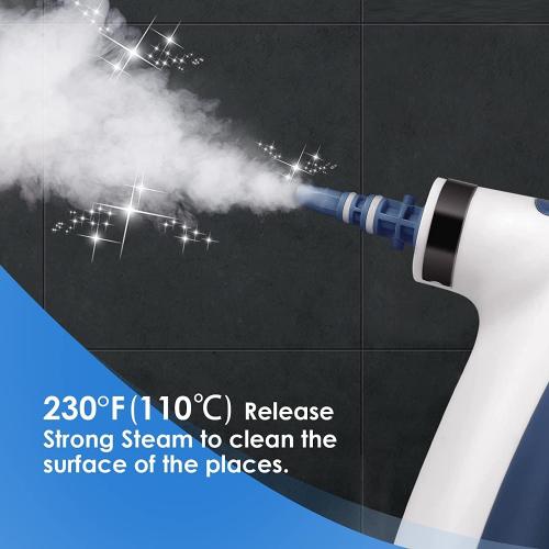 USED ‼️ High-Efficiency Steam Cleaner with 9 Attachments, 1050W Power, 350ml Water Tank, 280ml Recommended Water Capacity Handheld Steamer, Chemical-Free Steamer Cleaning for Home, Kitchen, Bathroom & More
