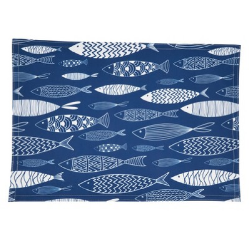 Saro Lifestyle Fish Print Table Mats (Set of 4)