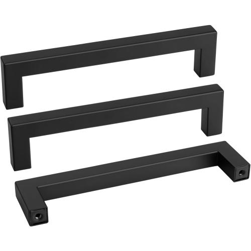 Goldenwarm 15 Pack 6-1/4 Inch Black Cabinet Handles Kitchen Drawer Pulls