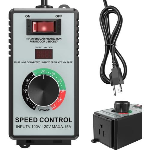 AC Motor Speed Controller, Variable Speed Regulator for Fan & Power Tools