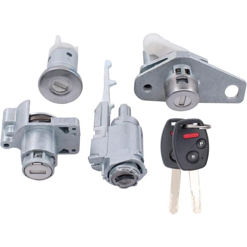 NewYall Ignition Switch w/Door Barrel Lock & Tailgate Trunk Lock Set
