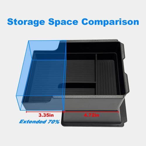JVMA XL Center Console Organizer for Tesla Model Y Juniper YL & 3 Highland