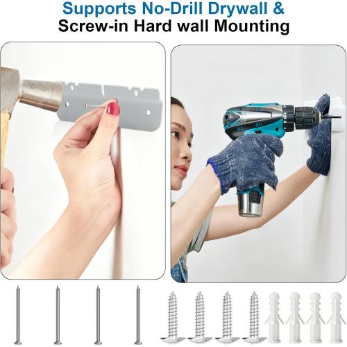 Wall Mount Bracket for Skylight Calendar 15 Inch 1st Gen (NOT Compatible with Calendar 2), Heavy Duty Metal Skylight Accessories with Level & Dual Mounting Kit
