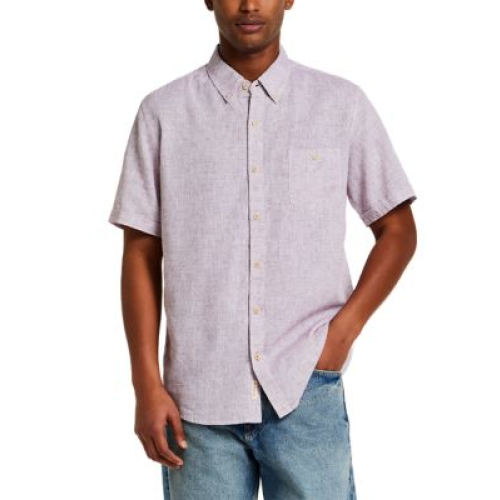 Men's Short Sleeve Solid Shirt size XXL