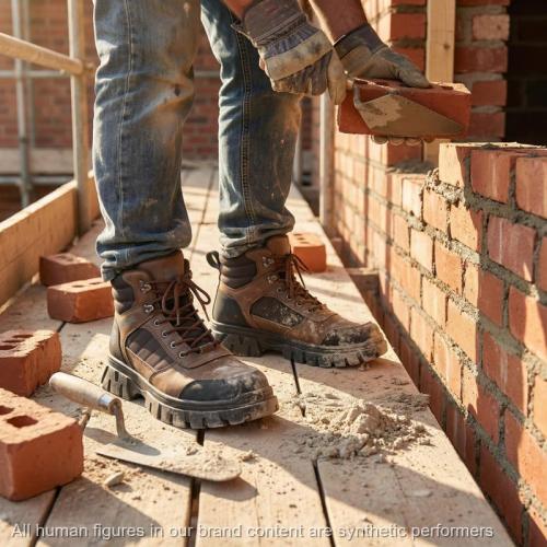 Men's 6 Inch Steel Toe Work Boots