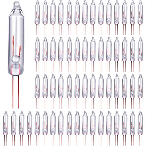 Mudder 100 Pcs Mini Christmas 2.5 Volt Replacement Light Bulbs for Christmas Trees Decorative Light Supplies Indoor Outdoor Xmas Decor, 0.17 Ampere, 0.42 Watt (Clear)