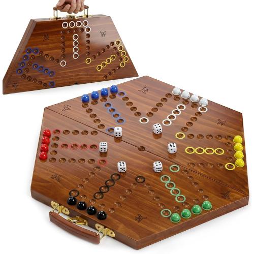 Large Folding Wooden Wahoo Board Game Set