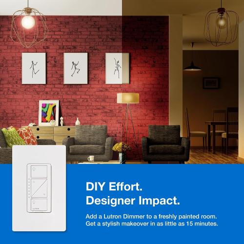 Lutron Caseta Smart Dimmer Switch (Smart Hub Required), No Neutral Required