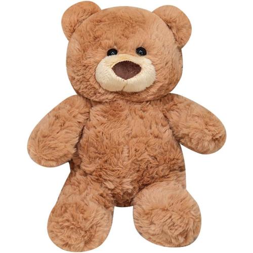 10inch Teddy Bear Stuffed Animal, Soft Teddy Bear Plushie Toys, Birthday Christmas Valentine's Day Gifts for Kid Boys Girls (Brown)