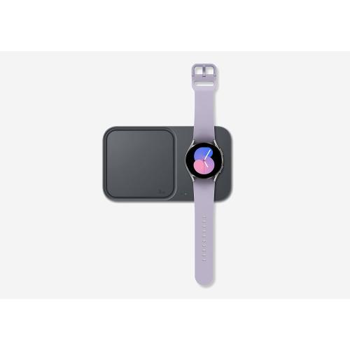 SAMSUNG Galaxy Watch 5 40mm Bluetooth Smartwatch w/Body, Health, Fitness and Sleep Tracker, Improved Battery, Sapphire Crystal Glass, Enhanced GPS Tracking, US Version, Gray