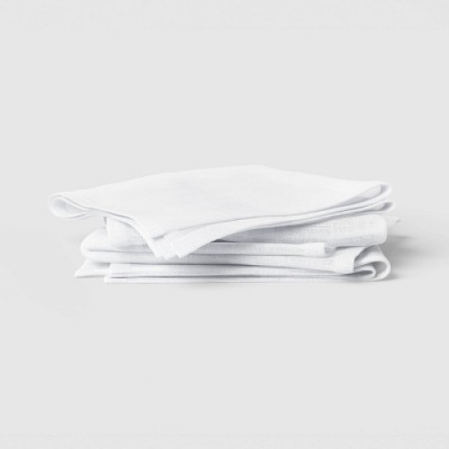 4pk Napkins White - Threshold™
