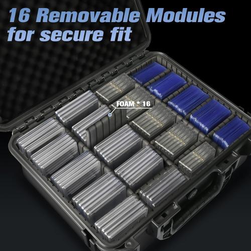Graded Card Case Storage Box: Trading Card Storage Box with 12 Dividers