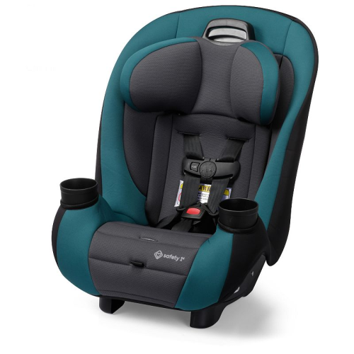 Safety 1st Ellaris All-in-One Car Seat - Peacock Blue: Fits 3 Car Seats, LATCH Compatible, Machine Washable Seat Pad, Includes Cup Holder