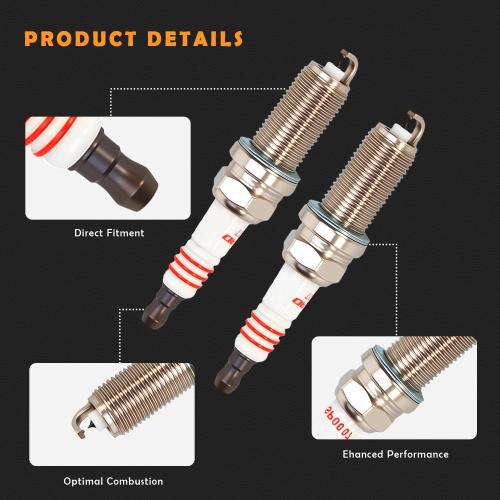 Set of 4 Upgraded Ignition Coil Pack | Iridium Spark Plugs