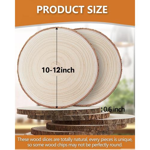 Large Wood Slices, Wood Centerpieces for Tables