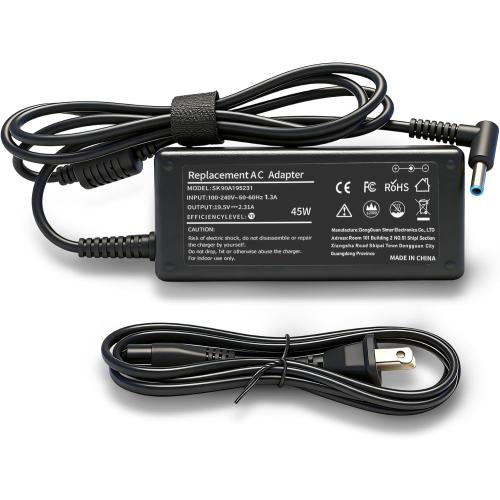 45W 4.5×3.0mm Blue Tip Laptop Charger Compatible with HP EliteBook 840