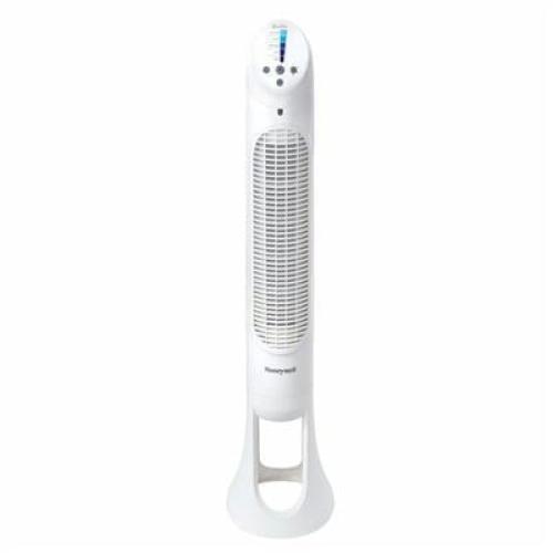 Honeywell 40 inch Bedroom and Living Room White Oscillating QuietSet Tower Fan with 5 Levels of Quiet Remote Control and Powerful Airflow for Fast Whole Room Cooling HYF260W