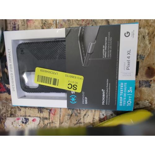Speck Presidio Grip Hard Case for Google Pixel 4 XL - Black