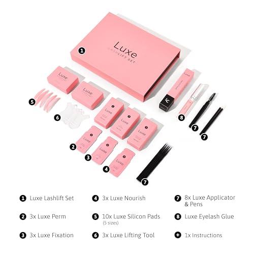 Luxe Cosmetics - Lash Lift Kit - Complete Set for Eyelash Lifting -