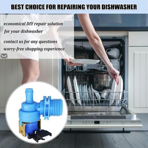 UPGRADED W10327249 WPW10327249 Dishwasher Water Inlet Valve, Dishwasher Water Valve Replacement Part W10316814 W11130743