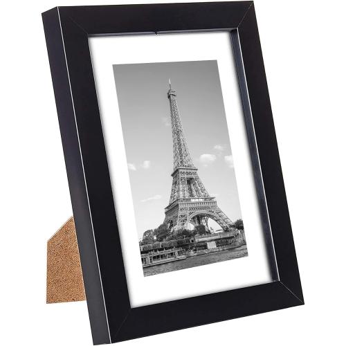 upsimples 5x7 Picture Frame, Photo Collage Wall Decor Set of 10, Black