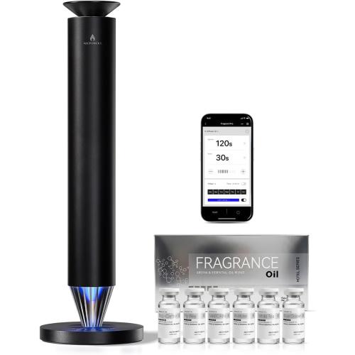 AROMASOUL Alloy Edition Scent Machine, Hotel‑Grade Waterless Diffuser