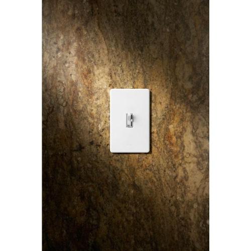 Lutron Toggler Single-pole/3-way LED Toggle Light Dimmer Switch, Light Almond