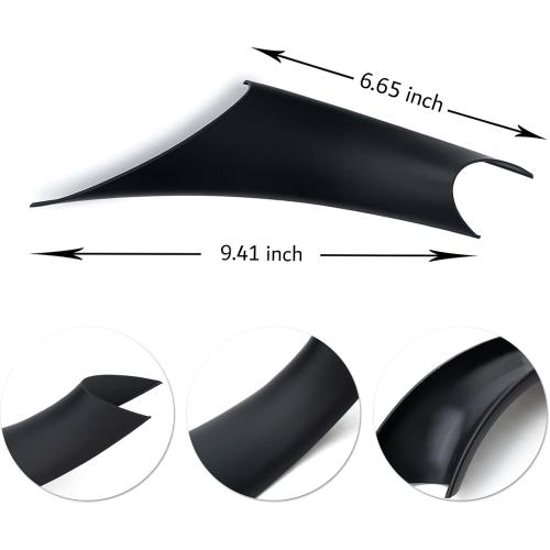 Inner Door Pull Handle Panel Covers for BMW 320,328,330,335,M3 3 Series F30/F31/F34/F80 2012-2018 & 428,435,M4 4 Series F32/F33/F36/F82/F83 2014-2017(Black)-Direct Fit Replacement