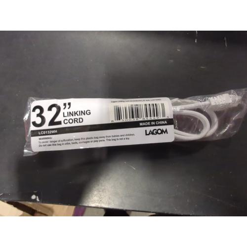 Lagom 32 Linking Cord White (3 Conductor)
