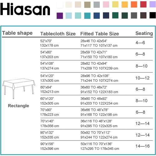 Hiasan Pink Tablecloth Rectangle, 54 x 120 Inch, 1 Pack