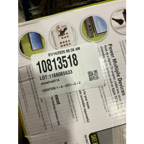 Legrand On-Q 4-27/64-in x 10-in PVC White Flat Screen Tv Kit