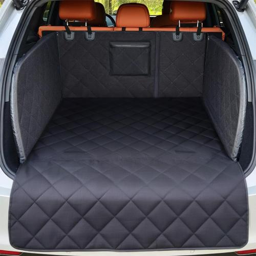 REEVAA SUV Cargo Liner for Dogs, Trunk Cover with Foam Side Walls, XL
