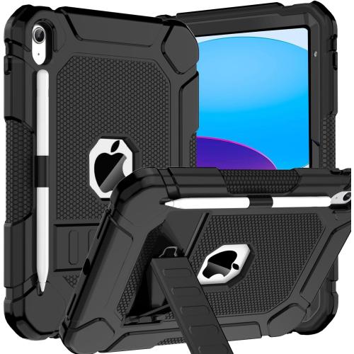 BMOUO for iPad A16 11th/10th Generation Case (11/10.9”, 2025/2022), Black