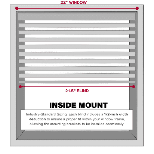 Lotus & Windoware Cordless 2 Faux Wood Room Darkening Horizontal Blind, 30 1/2 W x 60 L, Bright White, Smooth