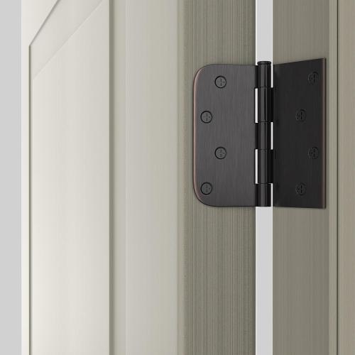 Goldenwarm 3 Pack 4 inch Oil Rubbed Bronze Interior Door Hinges 4 x 4 Inch