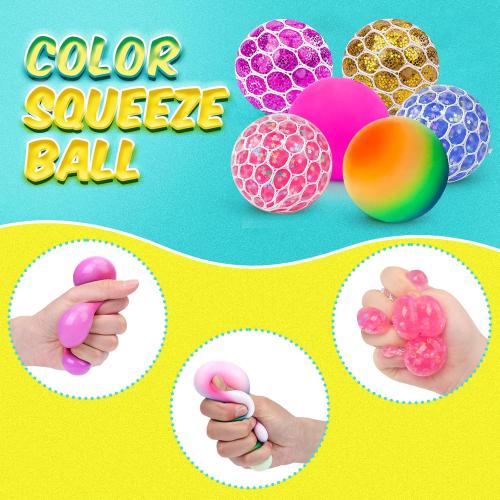 24 Pack Stress Balls, Squishy Balls, Squeeze Balls for Adults