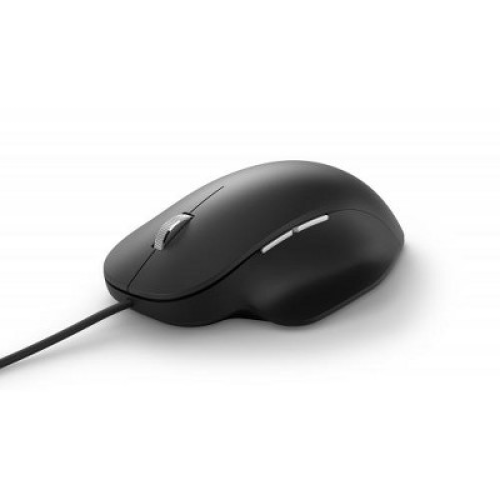 Microsoft Ergonomic Mouse Black - Wired USB - BlueTrack - 1000 dpi - Scroll Wheel - 5 Button(s)