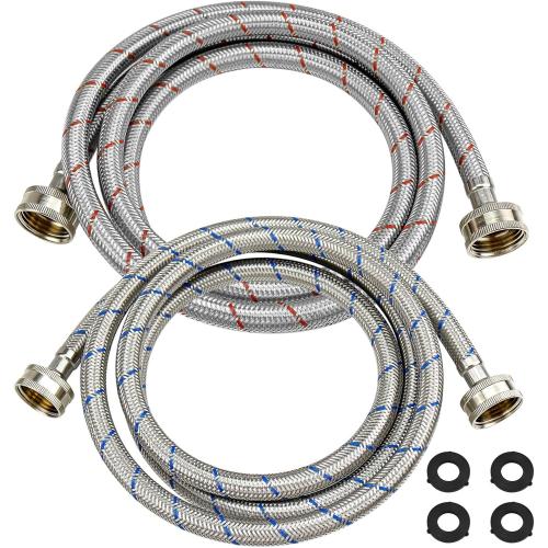 Stainless steel washing machine hoses