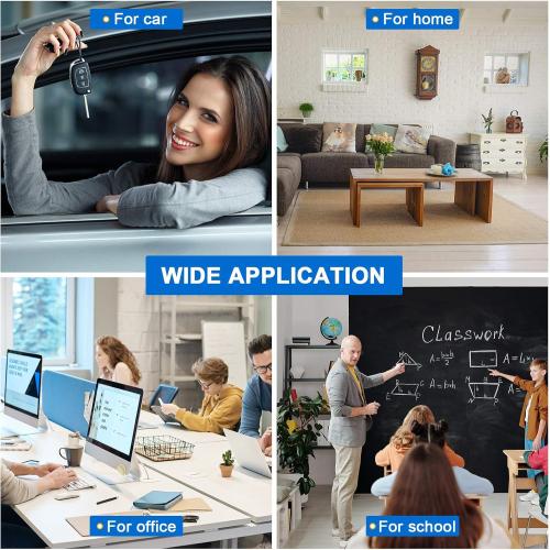 Frienda 3 Pieces Mini Small Digital Clock Stick On,Black