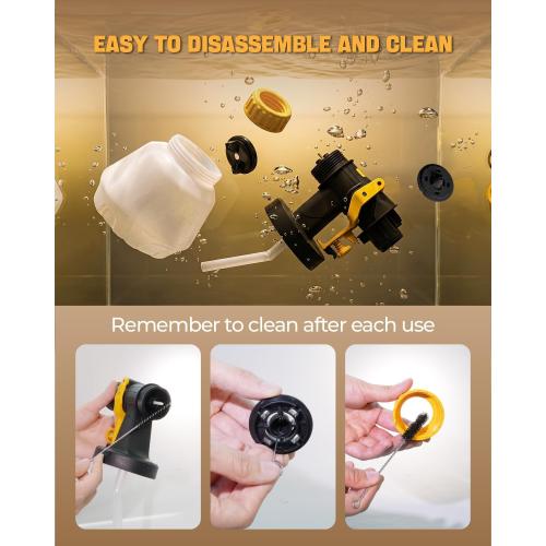 Cordless Paint Sprayer Fits for DEWALT 20V MAX Battery (No Battery)