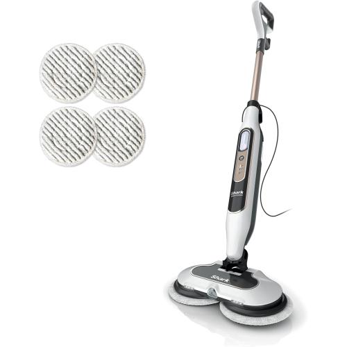 Shark Steam & Scrub with Steam Blaster Technology All-in-One Hard Floor Steam Mop with 3 Steam Modes & LED Headlights S8201, Rotator White
