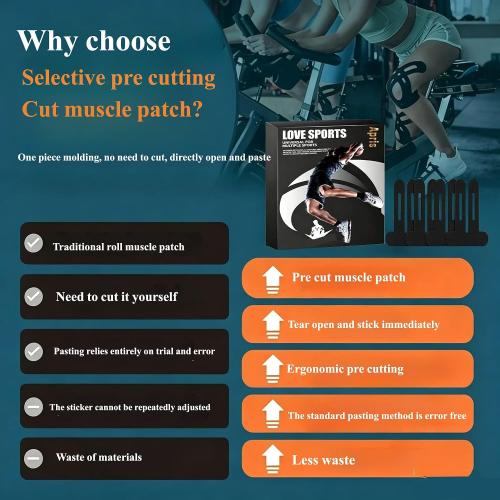 Knee Support Tape - Waterproof Joint Support, 10 Pack